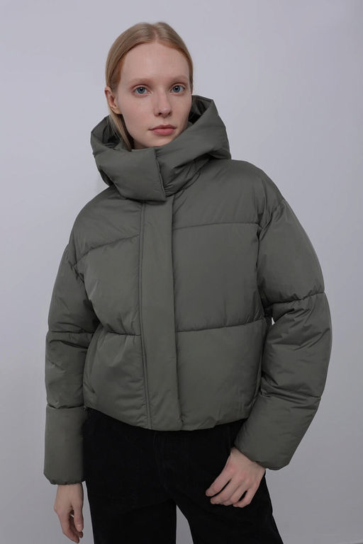 Стеганая куртка c капюшоном - Incity фото 13