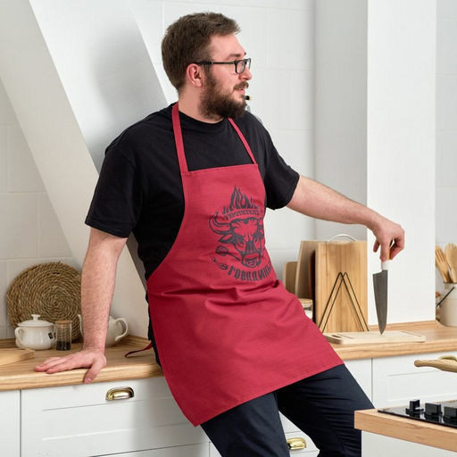 Фартук мужской Этель Укротитель говядины, 7775см, 100 % хлопок  фото 3
