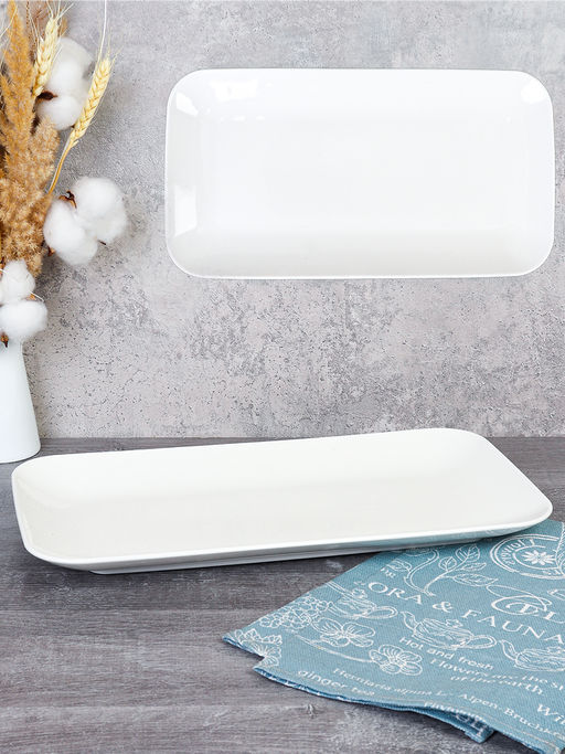 Блюдо прямоугольное / DR-1011 /уп 22/ 35,5х19 см