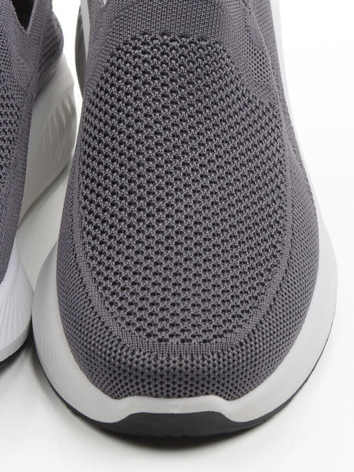 05-TEX-D04-01 GREY Полуботинки спортивные летние мужские (текстиль) - Фабричный китай фото 5