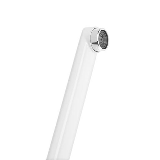 Смеситель для ванны Accoona A7167G, однорычажный, излив 300 мм, силумин, белый