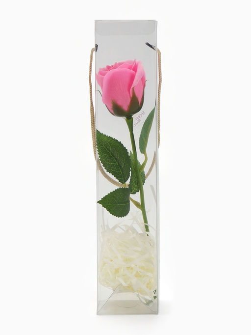 Мыльная роза розовая в коробке - SB BEAUTY фото 5