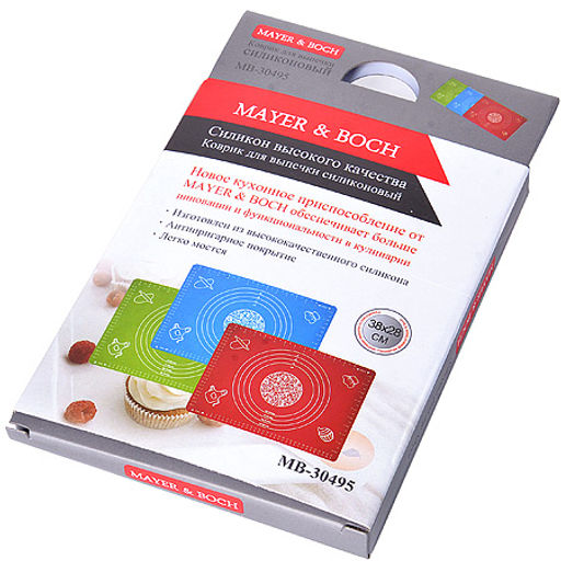 30495-3 Коврик силикон 38х28см.зелёный MB (х72) - Mayer&boch фото 4
