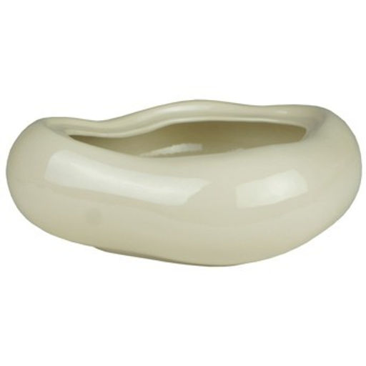 Горшок Кактусник Волна 25*20*8см бежевый (уп.7)