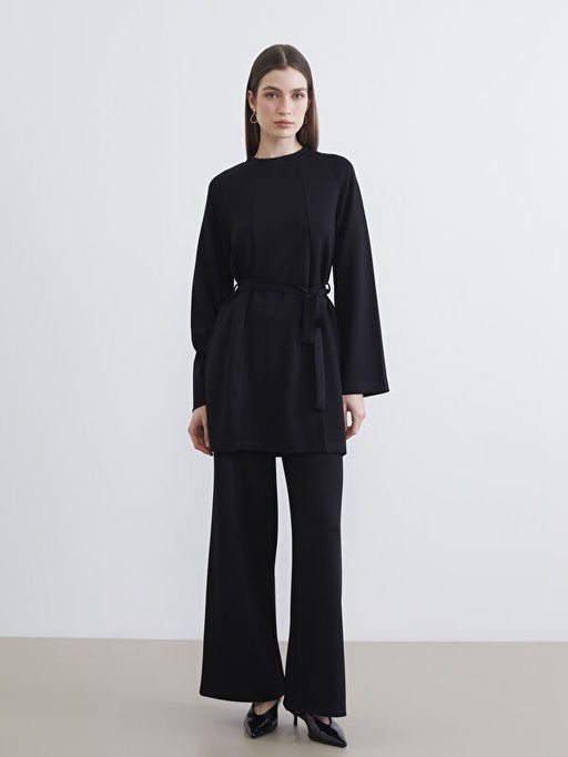 Bisiklet Yaka Kad?n Sweatshirt Tunik