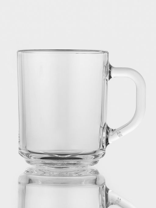 Набор кружек Green tea, 200 мл, 4 шт., стекло, прозрачный