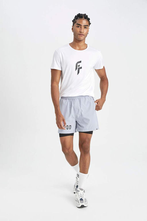 DeFactoFit Узкие шорты-колготки на молнии и узком крое с карманом для телефона фото 2