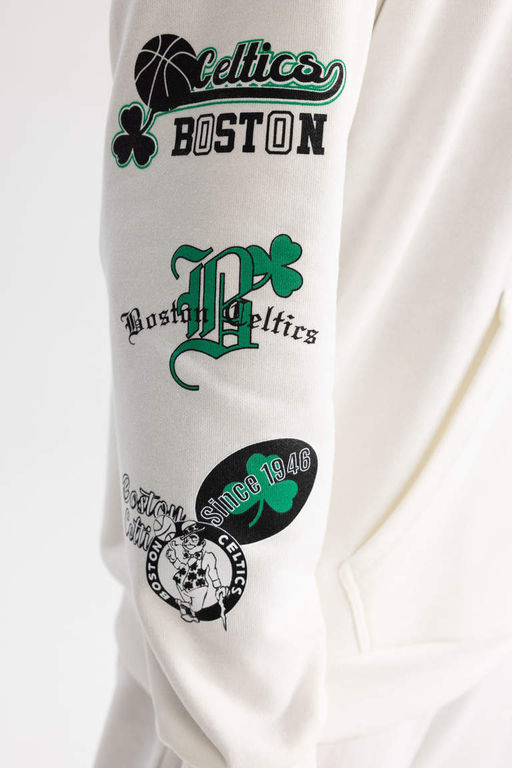 DeFactoFit Толстовка стандартного кроя с капюшоном NBA Boston Celtics  фото 6