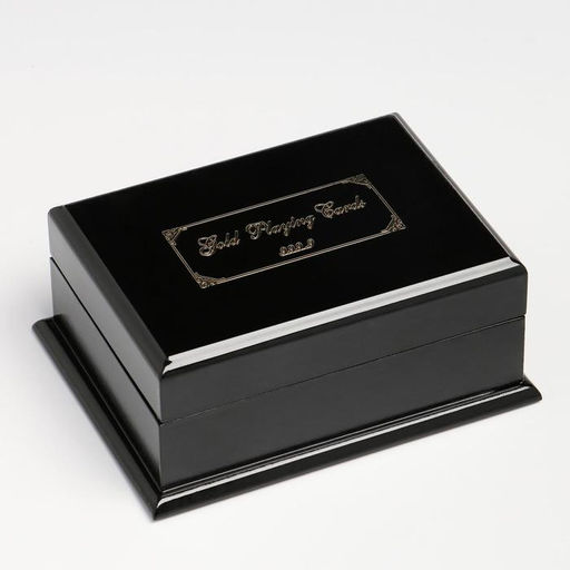 Карты игральные пластиковые 500 евро, 54 шт, 30 мкм, 8.7 х 5.7 см, золотистые, в шкатулке - Simaland фото 6