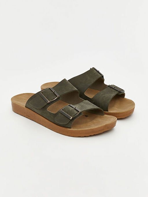 ?ift Bantl? Erkek Terlik