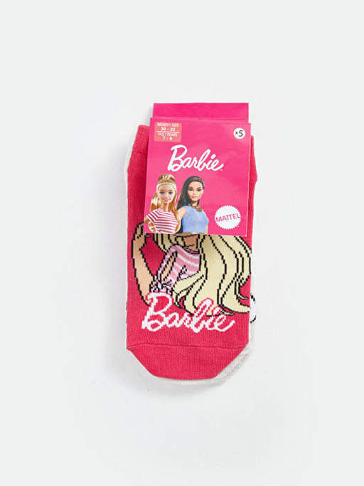 Barbie Desenli K?z ?ocuk Patik ?orap 5li - Waikiki фото 3