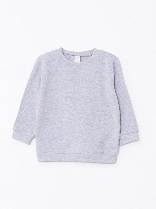 Bisiklet Yaka Uzun Kollu Erkek Bebek Sweatshirt 2li - Waikiki фото 3