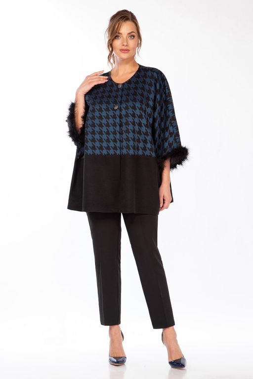 Жакет Belinga 5146 черный+синий