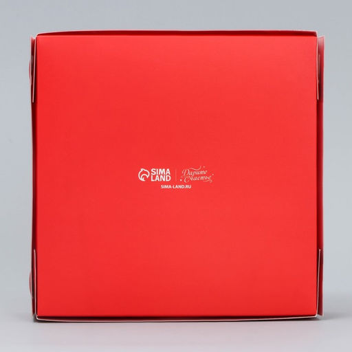 Цена за 5 шт. Коробка для конфет, кондитерская упаковка, 9 ячеек, «Любовь», 14.7×14.7×3.5 см