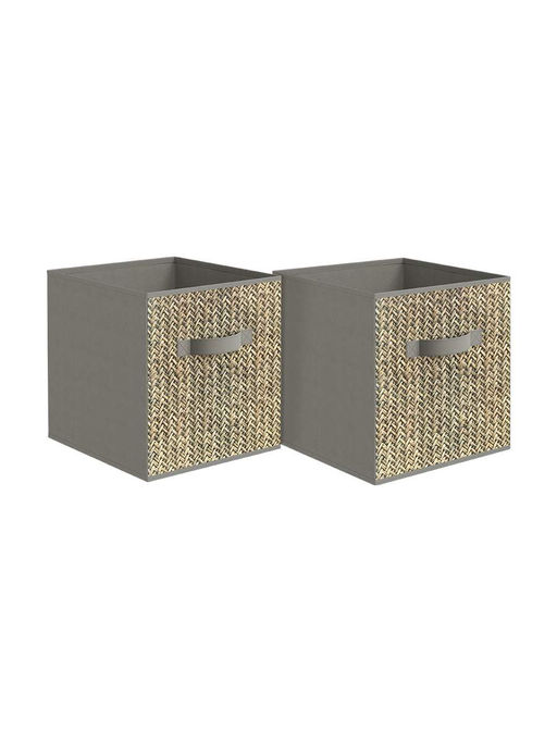 VAL B5-BOX-2K Короба стеллажные, 27*27*28 см, набор 2 шт., серый, аромасаше в комплекте, BASIC, шт - Valiant фото 2