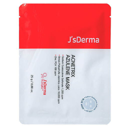 JsDerma Acnetrix Azulene Mask, 25g - Успокаивающая маска с азуленом и берёзовым соком - 1шт