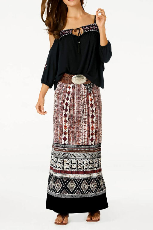 Юбка, пестрая - Linea tesini фото 3