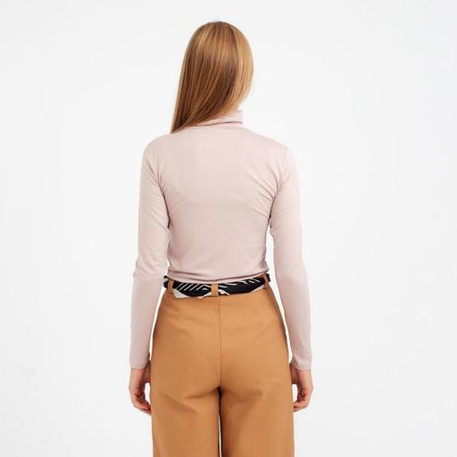 Водолазка женская MINAKU: Basic line, цвет бежевый, размер 52