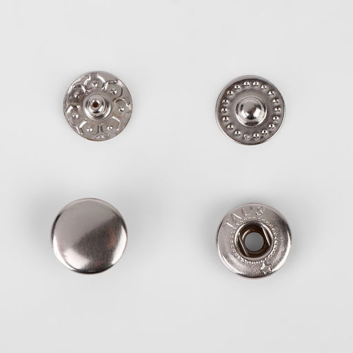 Цена за 20 шт. Кнопка установочная, Альфа (S-образная), d = 10 мм, цвет никель - Simaland фото 3