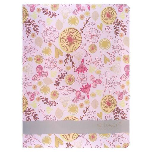 Папка с 30 вкладышами Calligrata Цветы А4, пластик, 400 мкм, МИКС  фото 6