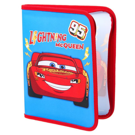 Папка пластиковая для тетрадей А5, на молнии, Тачки - Disney фото 4