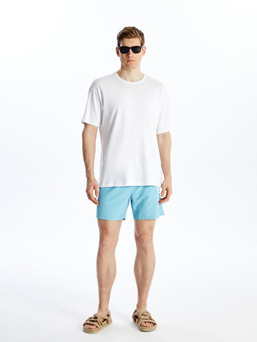 K?sa Boy Bask?l? Erkek Deniz ?ortu