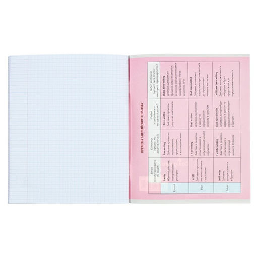 Цена за 15 шт. Тетрадь предметная, 36 листов в клетку, Calligrata «Пиксели. Английский язык»