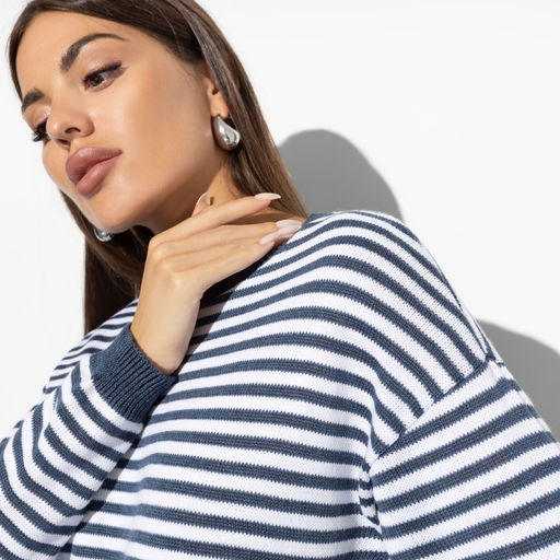 Джемпер Морские объятия (blue marin) - Charutti фото 3