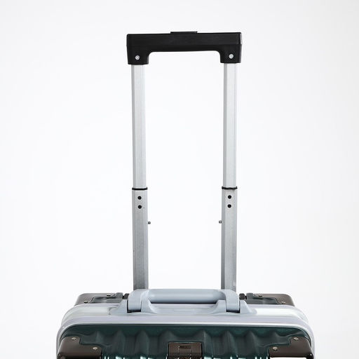 Чемодан малый 20, отдел на молнии, 2 кодовых замка, 4 колеса, крючок, цвет тёмно-зелёный - Simaland фото 5