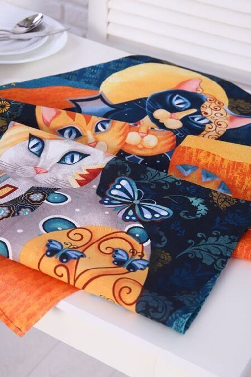 Полотенце 50*60 см. Лунный свет рогожка хлопок 100% - Лен поволжья фото 5