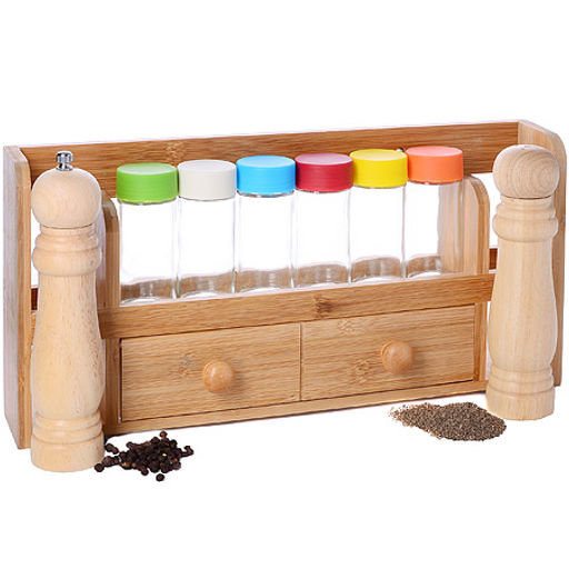 23273 Набор специй и приправ 15пр БАМБУК (24 специи внутри) МВ (х12)