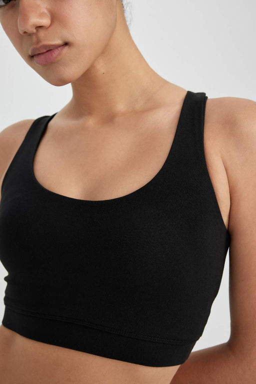 Спортивный бюстгальтер DeFactoFit с круглым вырезом  фото 4