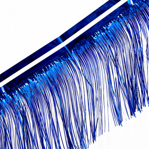 Цена за 2 шт. Гирлянда «Дождик» с липкой лентой, 2 метра, синяя