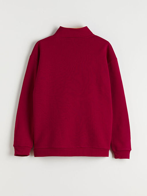 Dik Yaka Galatasaray Bask?l? Erkek ?ocuk Sweatshirt