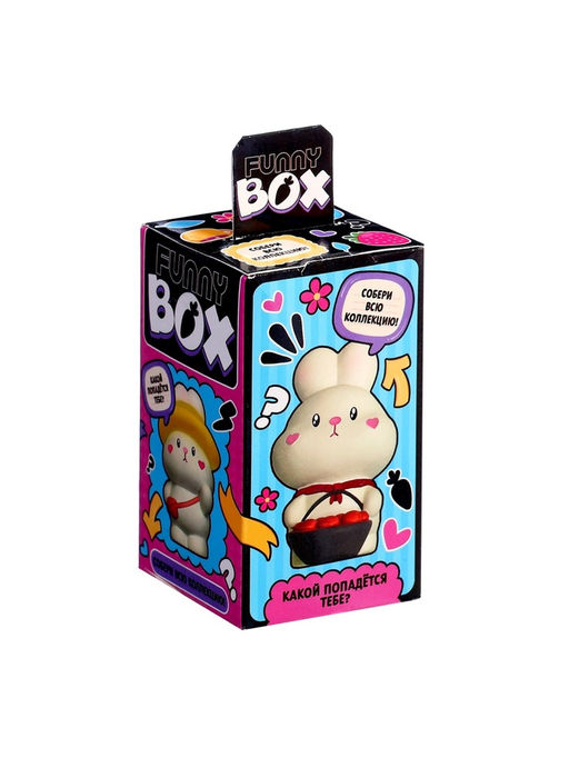 Игрушка - сюрприз Funny box Зайки: детский брелок, наклейки - Woow toys фото 7