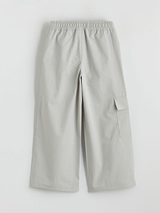 Beli Lastikli K?z ?ocuk Kargo Pantolon