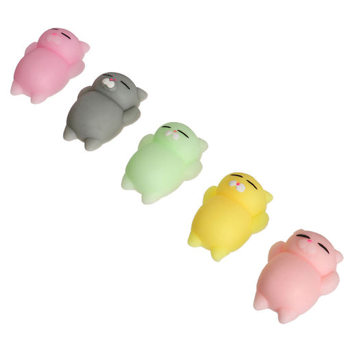 Цена за 10 шт. Антистресс сквиш мялка Funny toys «Котик» в банке