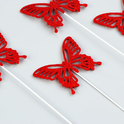 Набор для украшения Бабочки, цвет красный - Страна карнавалия фото 2