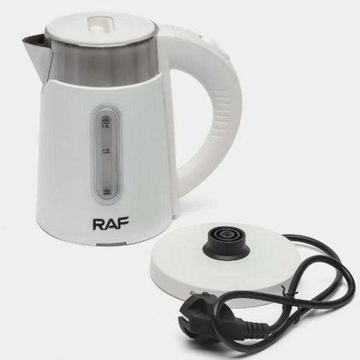 7936 Чайник электр. R-7936 (800Вт 0,8л пласт.кор БЕЛЫЙ/ЧЕРНЫЙ) RAF (х1) - АКЦИЯ - Mayer&boch фото 3