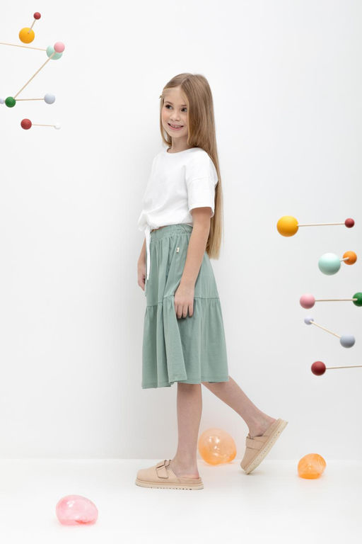 Crockid _ КР 7131/холодная мята к479 юбка для дев  фото 3