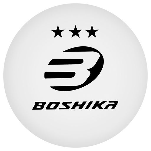 Набор мячей для настольного тенниса BOSHIKA Expert 3*, d=40+ мм, 6 шт., цвет белый  фото 2