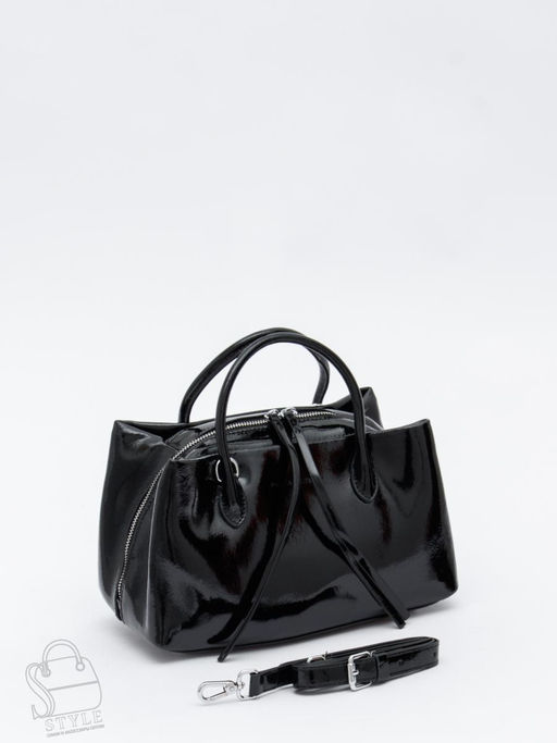 Сумка женская кожаная 5786P black Polina&Eiterou