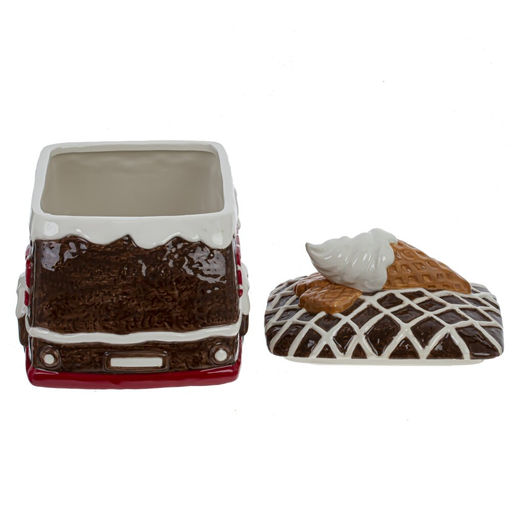 Конфетница "Пряничный фургон", 2800 мл, L23,5 W15,5 H18 см