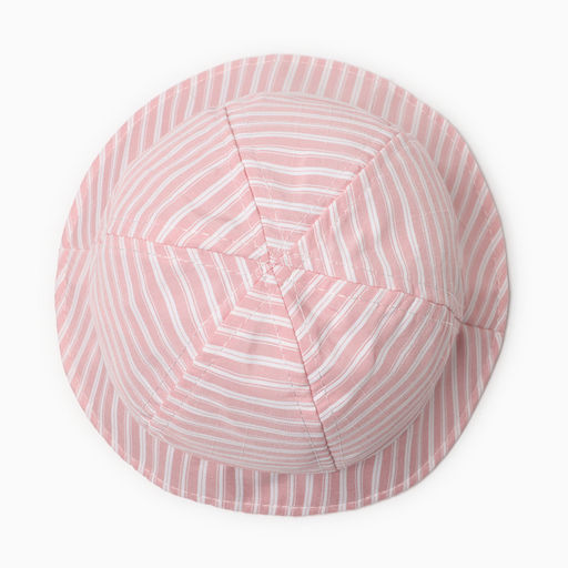 Панама детская MINAKU «Полосатик», размер 46, розовая