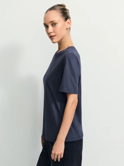 Базовая футболка из хлопка / Zarina