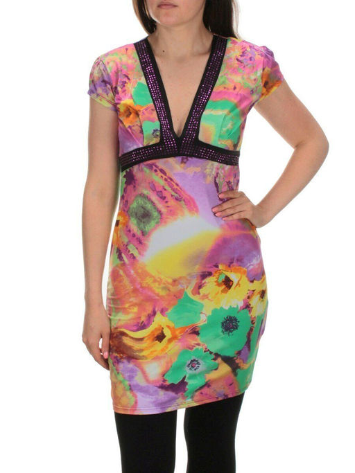 6599 VIOLET Туника женская (90% вискоза, 10% эластан)