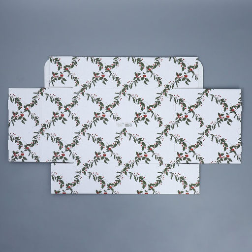 Коробка подарочная новогодняя складная Ретро почта, 30.5 х 22 х 9.5 см, Новый год - Дарите счастье фото 7