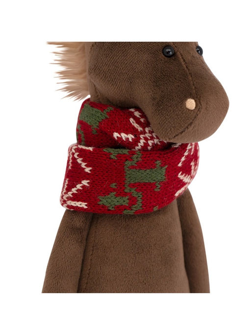 Мягкая игрушка Конь Сканди, 20 см