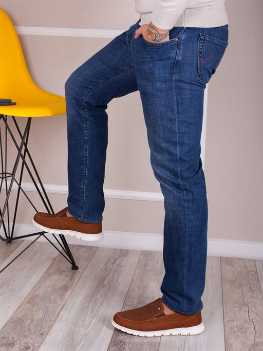 Слиперы мужские/ Слипоны повседневные 101-61-L1 Рыжий - Piniolo фото 2