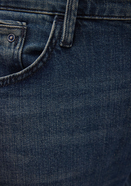 James Mavi Pro Puslu Vintage Koyu Mavi Jean Pantolon  фото 8